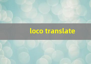 loco translate